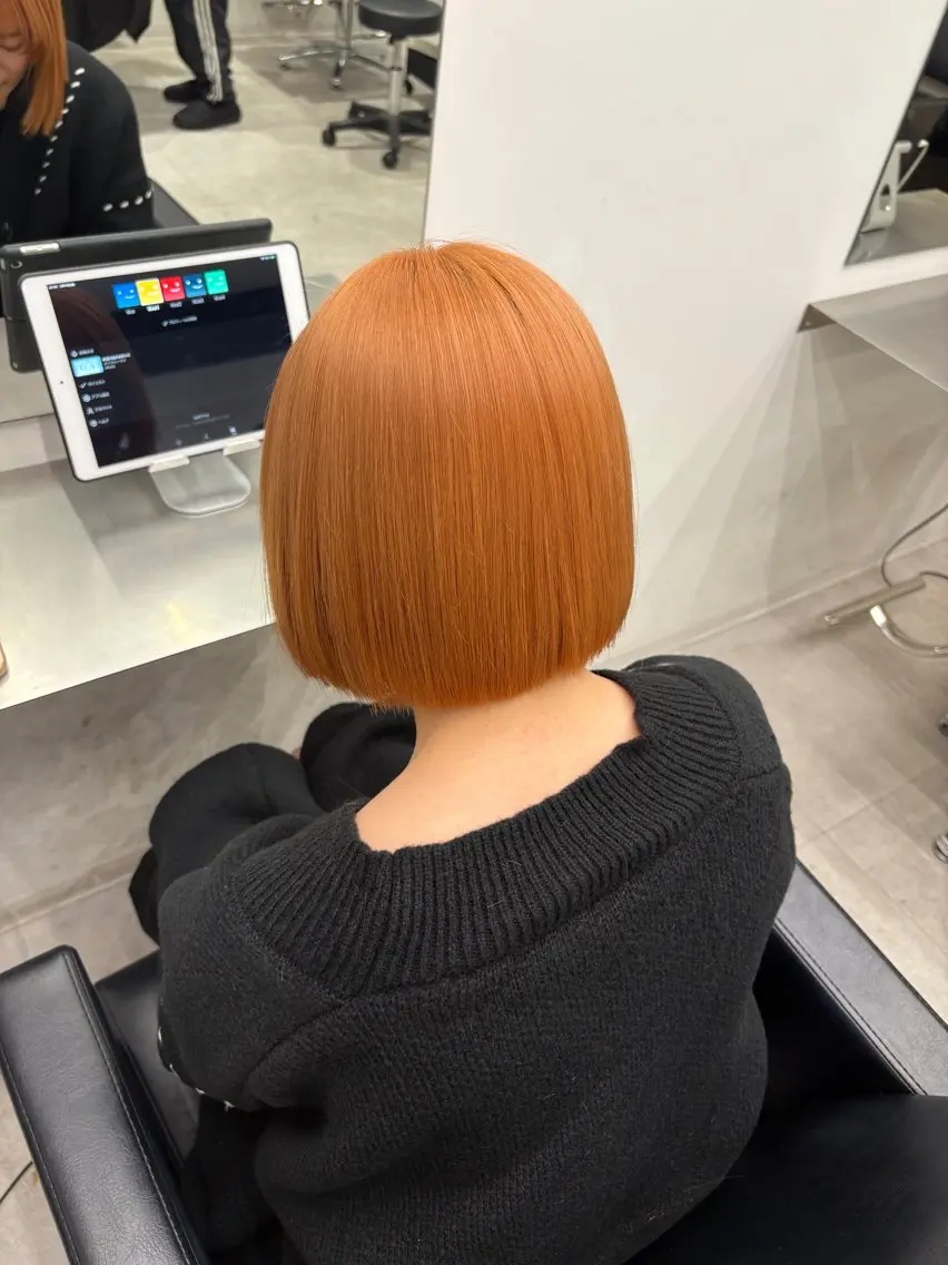 ☾·̩͙⋆【🫧暗染め、黒染め履歴がある方に🫧】ケアトリプルカラー+1stepTRの写真