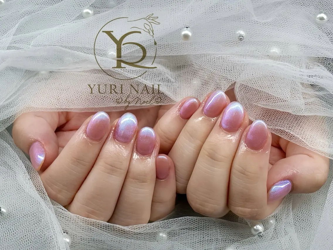 ネイル チークネイル フットネイル グラデーション 韓国ネイル 持ち込み ハンドネイル フットネイル ハンドケア YURI Nail NARITAのネイルデザイン