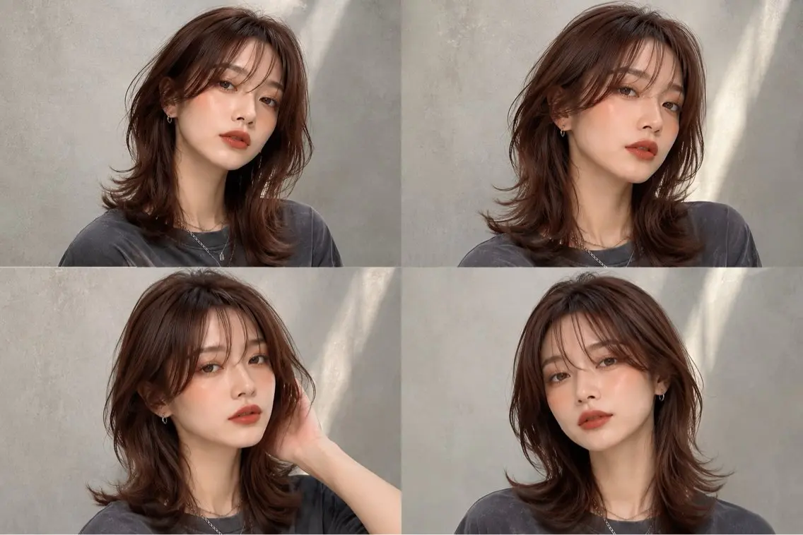 ミディアム カット トリートメント Garden 浅草蔵前のヘアスタイル