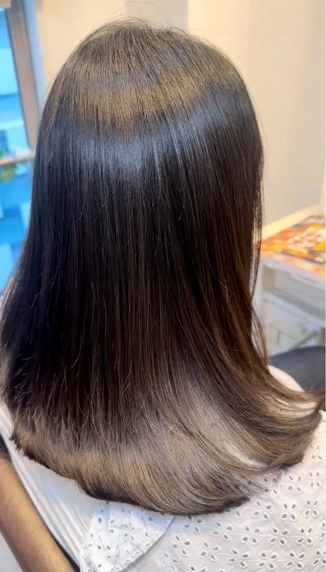 セミロング トリートメント BANDE 水崎 悟のヘアスタイル