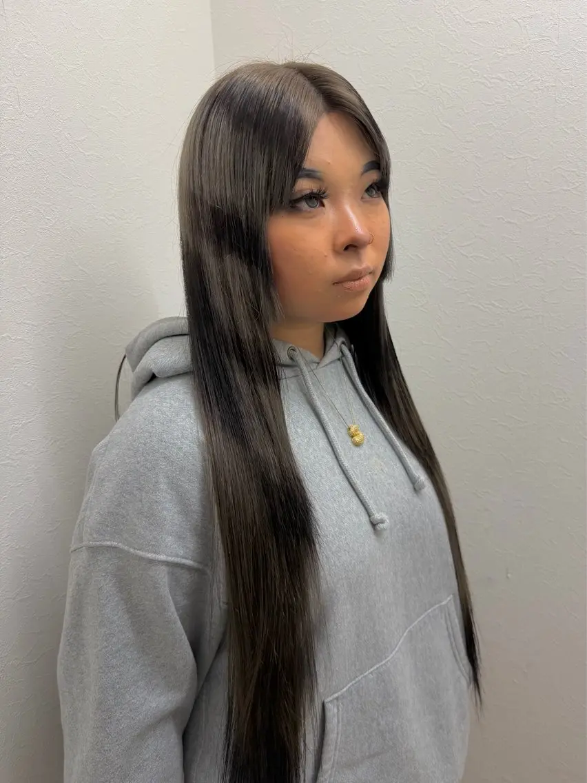 ロング カラー 【暖色カラー＋ブリー チ特化】💟まなみのヘアスタイル
