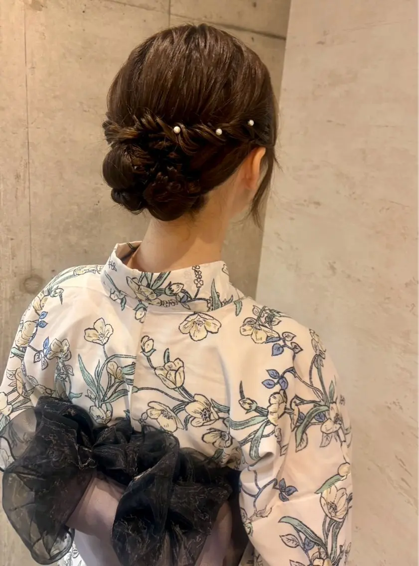 ヘアアレンジ 着付け 美髪× ヘアセット✨Araiのヘアスタイル