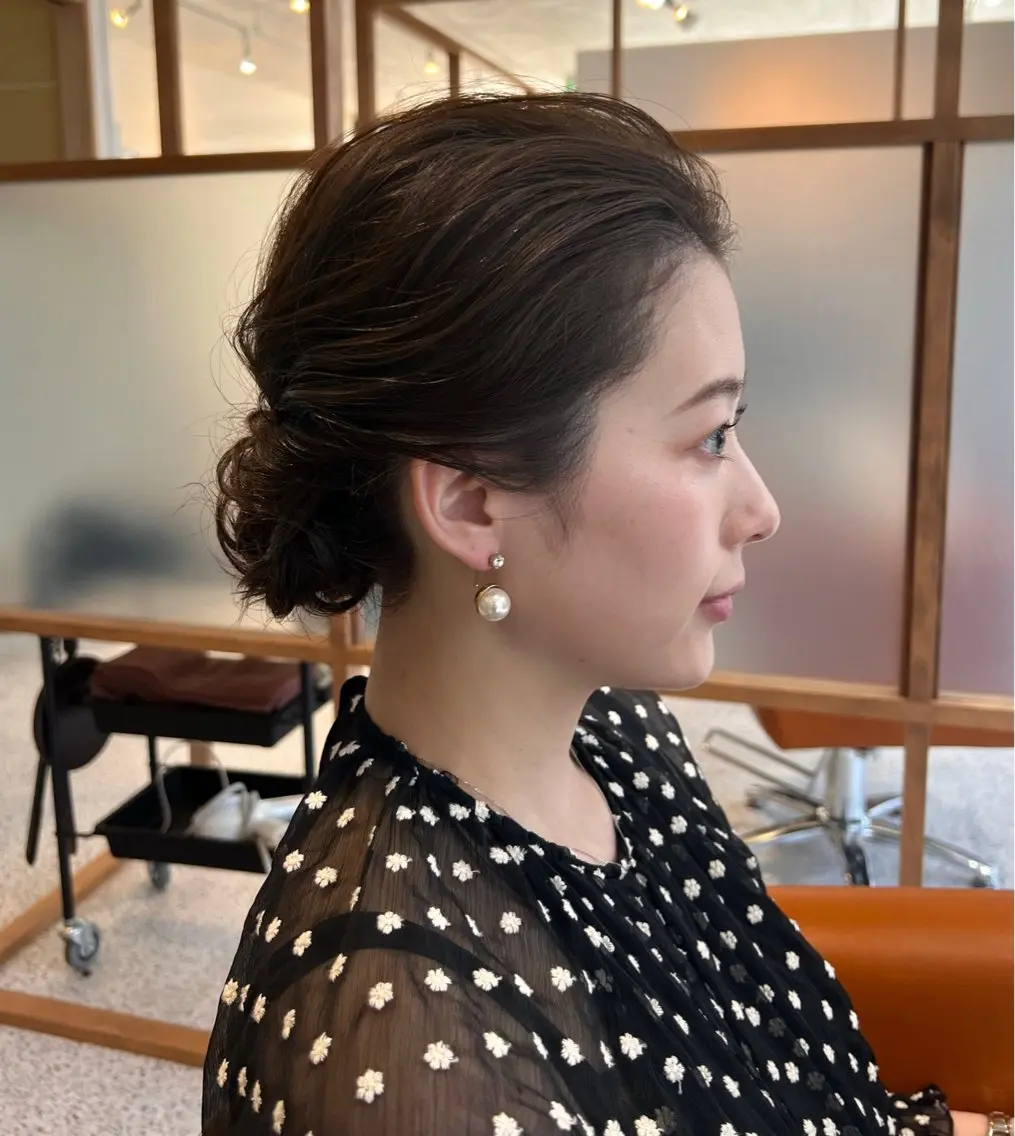 パーティーヘアセット★結婚式や二次会、女子会に♪ ¥5000の写真