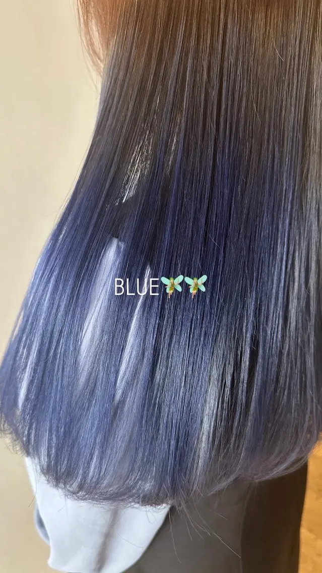 ロング カラー 坂庭 美夢のヘアスタイル