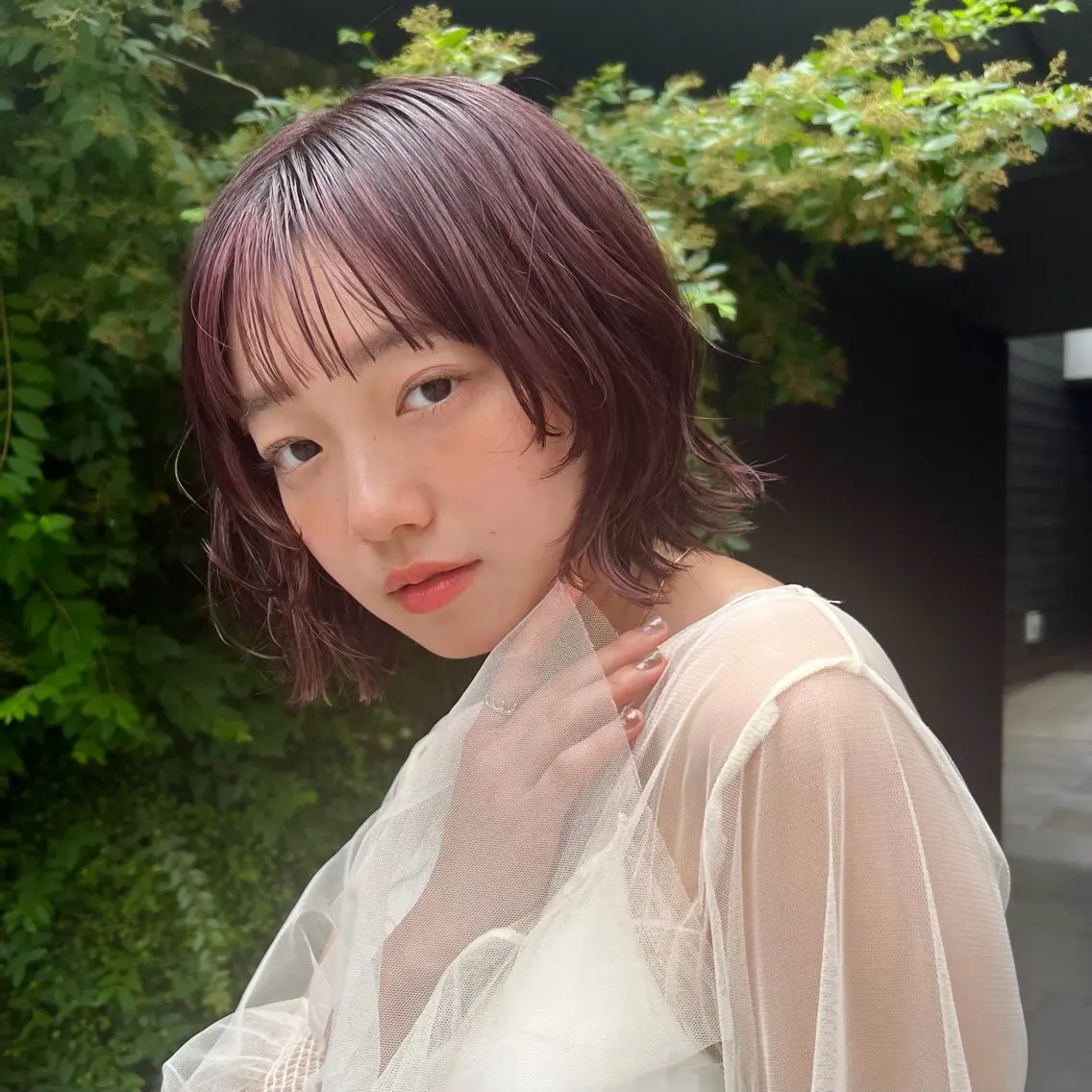 ショート 暖色/柔らかベージュ 🐈ayano♡のヘアスタイル