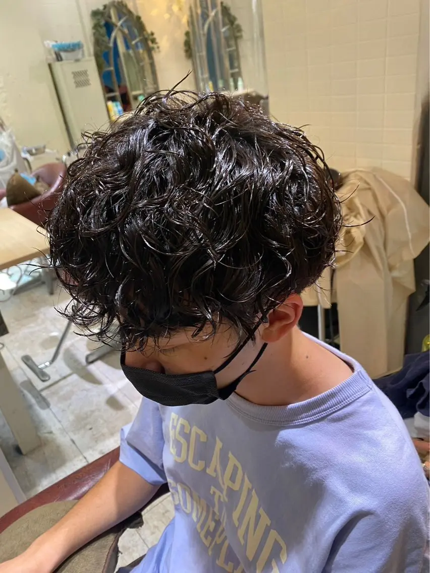 パーマ カット パーマ 🐺無料レディースカ ットモデル募集🐺柴のヘアスタイル