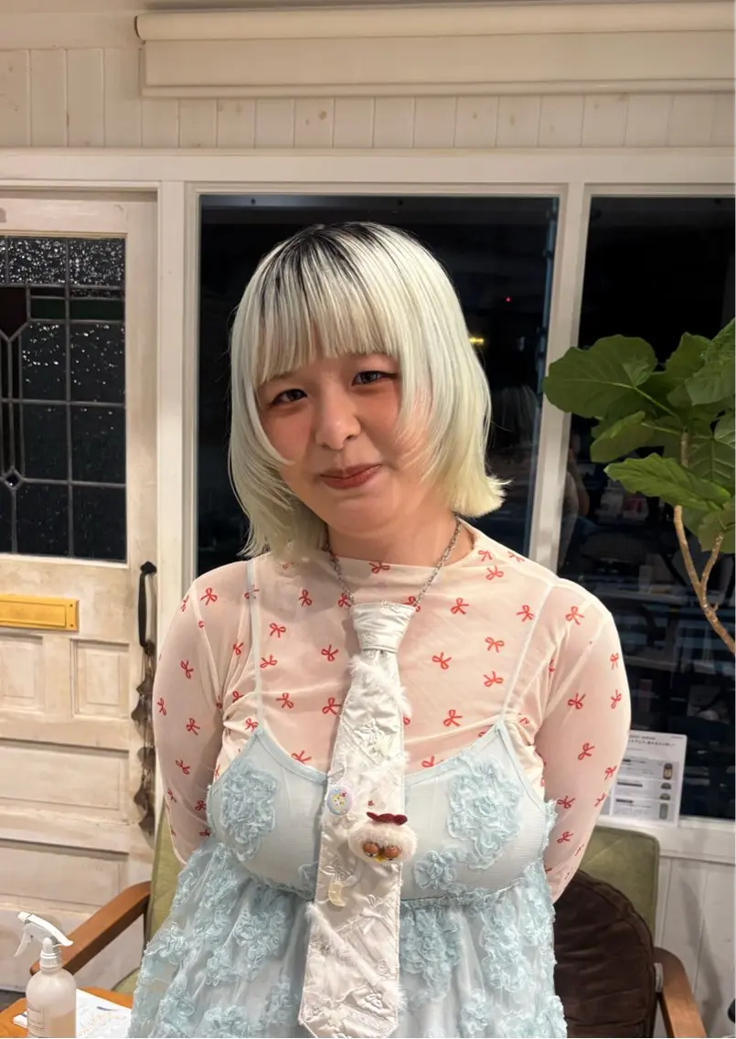ショート 顔周りカット レイヤーカット 小顔カット カット 亀有✂️正路 彩夏のヘアスタイル