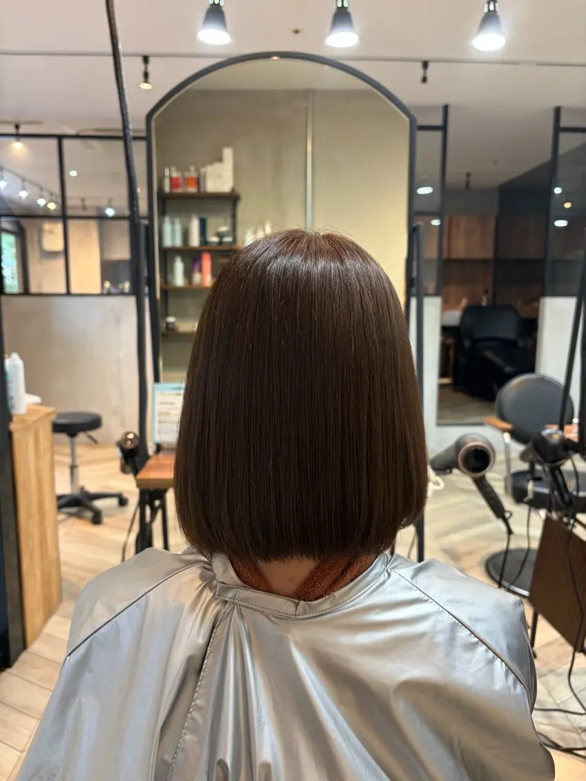 ミディアム 窪田 茉栞呂のヘアスタイル