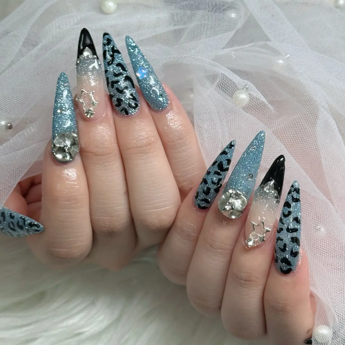 ネイル フットネイル フレンチネイル グラデーション 韓国ネイル ロングネイル ハンドネイル Hani Nail Salonのネイルデザイン