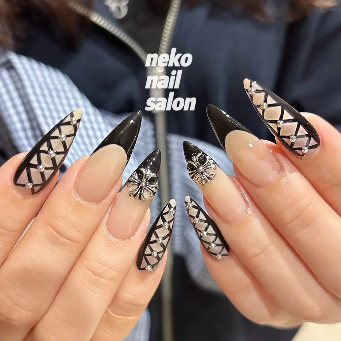 ネイル フレンチネイル ハンドネイル neko nailのネイルデザイン