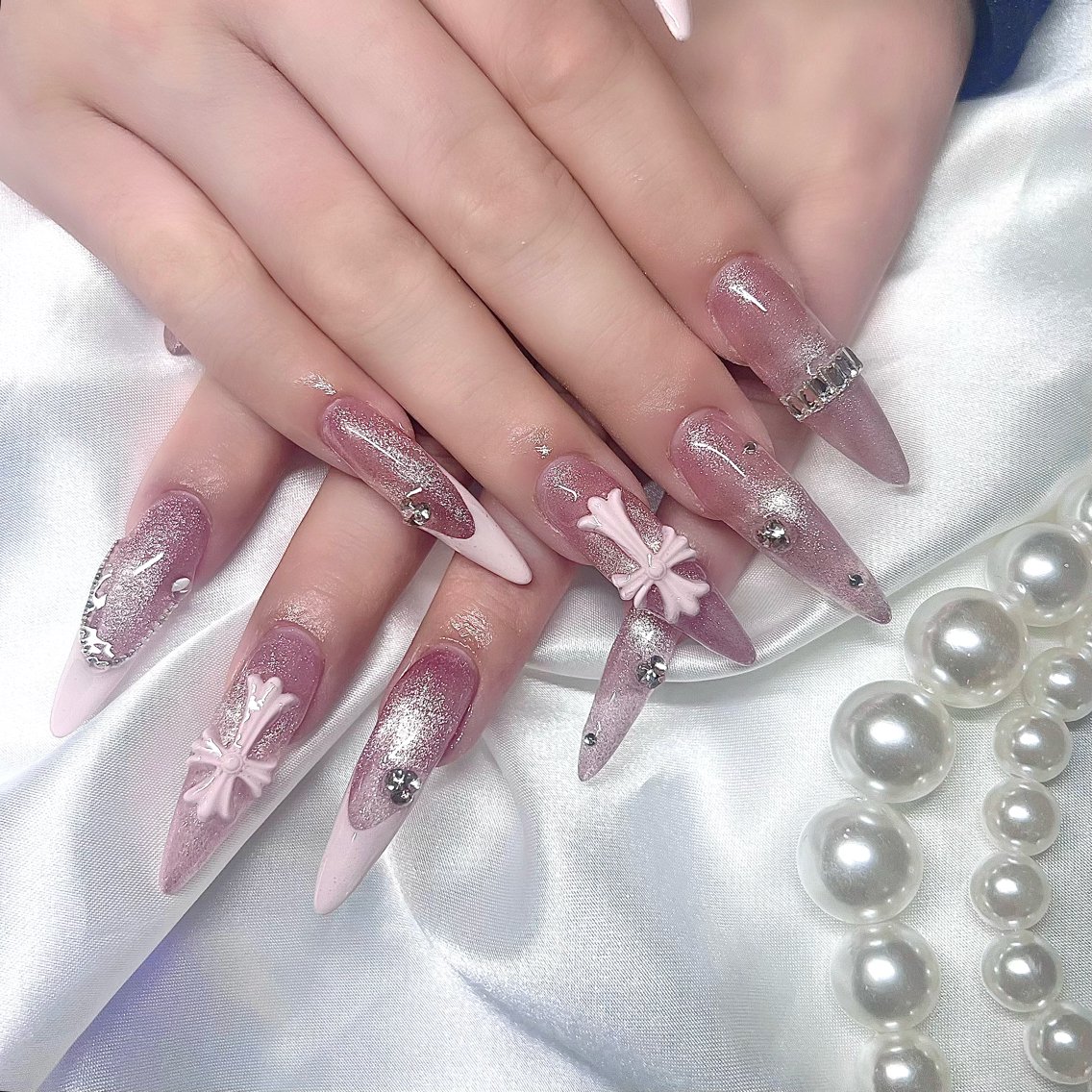 持ち込みデザイン+長さ出し10本💎【オフあり】の写真