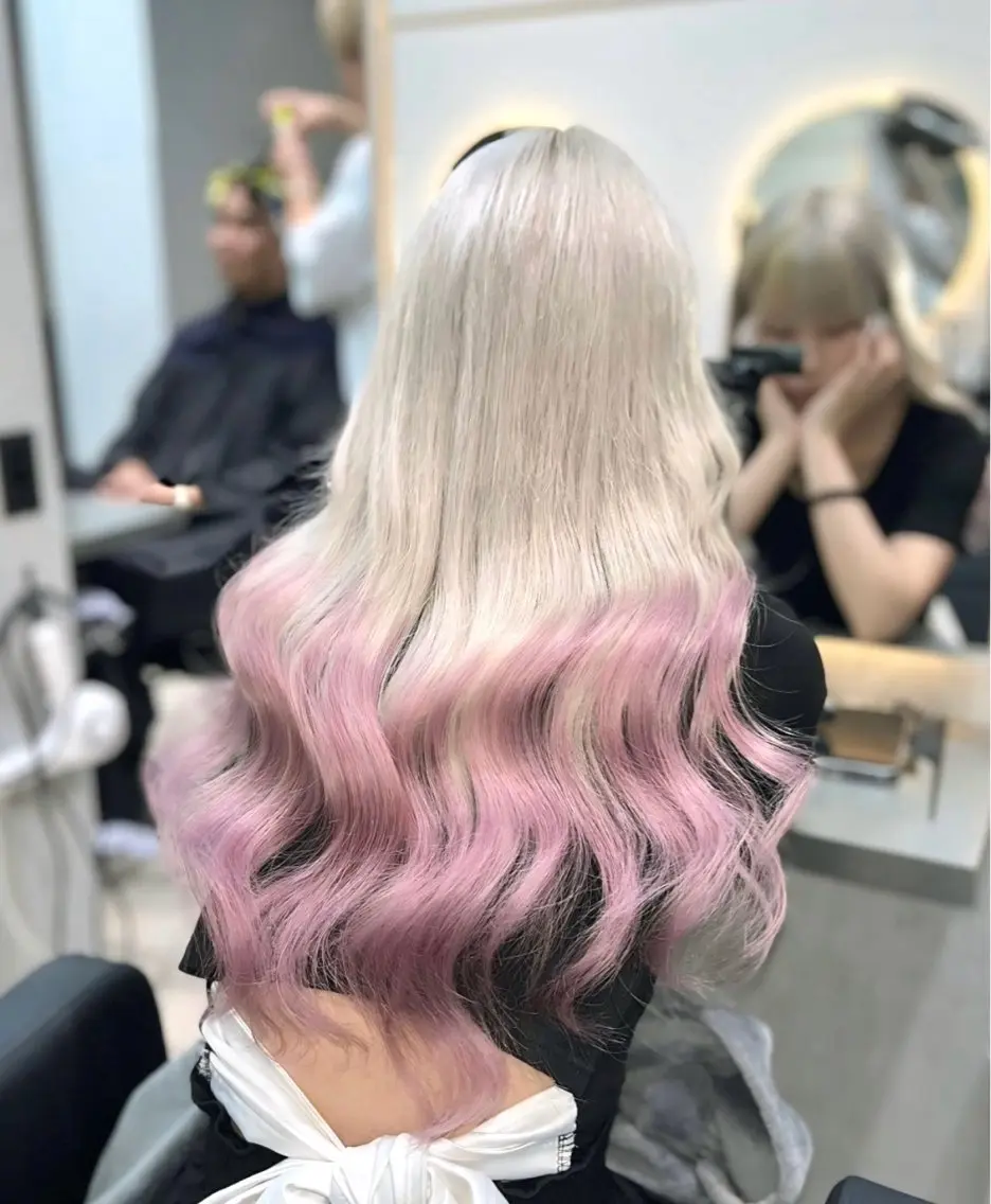 ヘアカラー トリートメント ☠️地雷ギャル職人⚡ りんのヘアスタイル