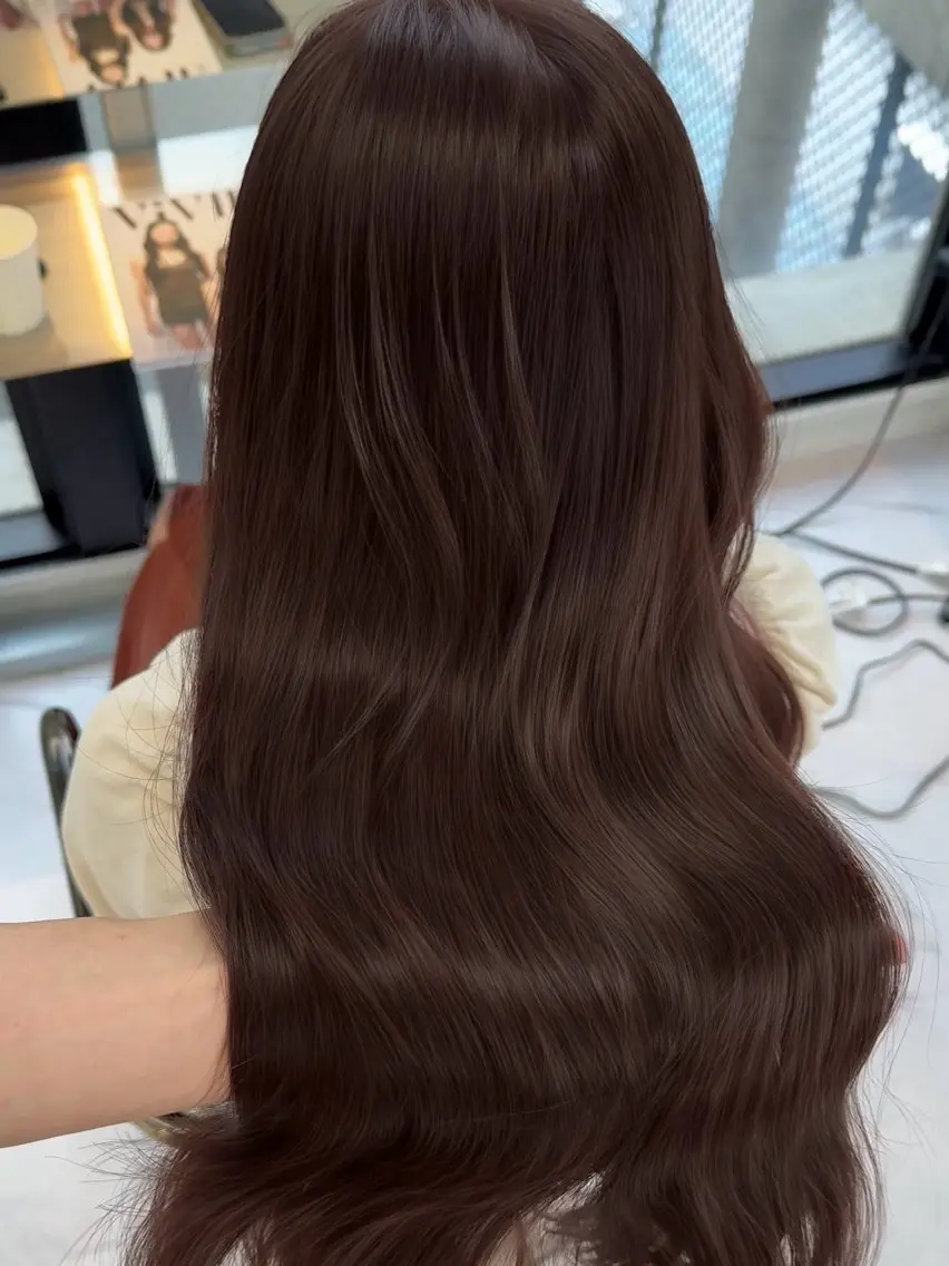 ロング カット ヘアカラー トリートメント ヘアセット Rita/髪質改善 /透明感カラーのヘアスタイル