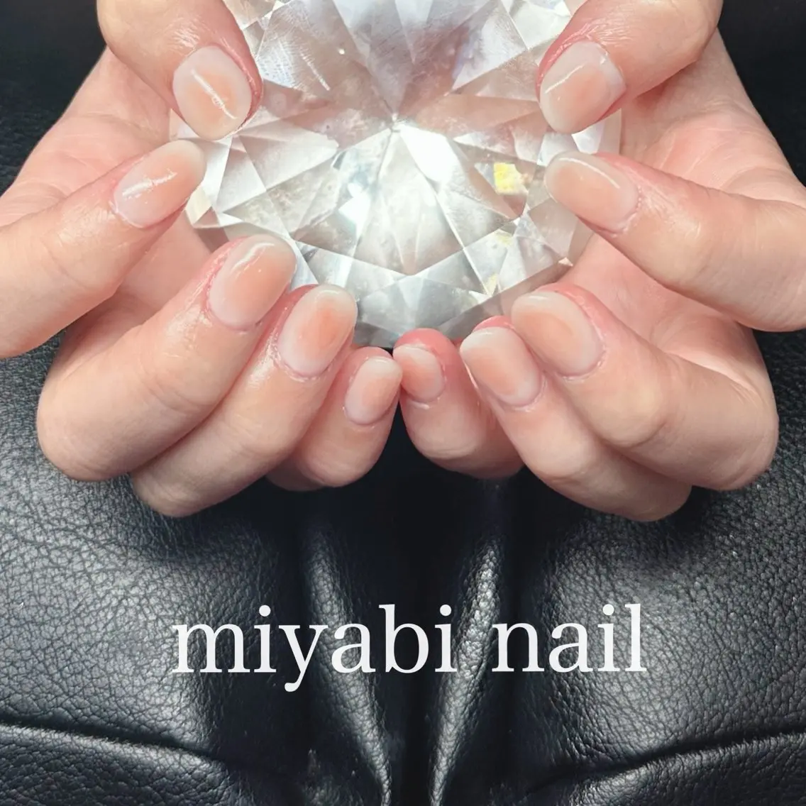 ネイル チークネイル ジェルネイル 持ち込み ハンドネイル miyabi nail 桂川駅近くのネイルデザイン