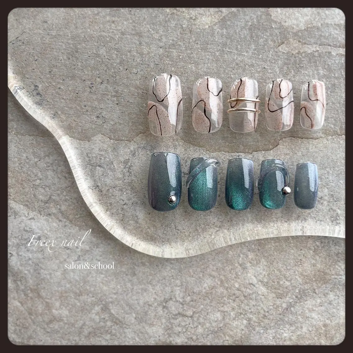 ネイル ハンドネイル ハンドケア freex nail /ニュアンス/個性派のネイルデザイン