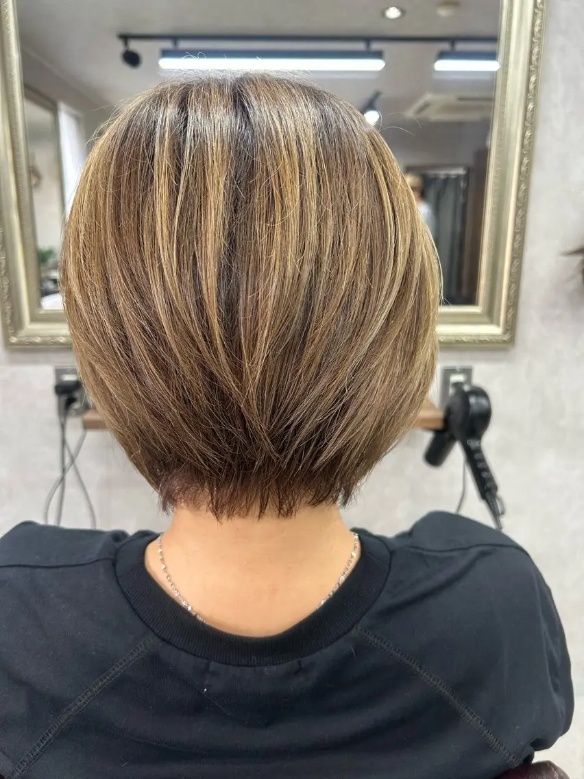 ショート カラー Lien 深井店のヘアスタイル