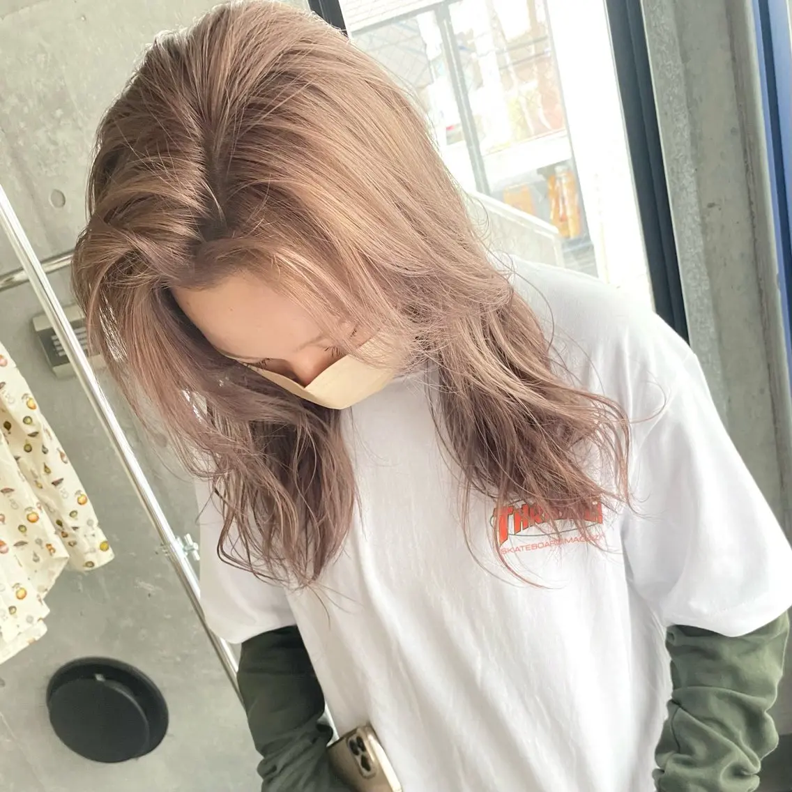 セミロング ⭐️横浜ブリーチ特化 美容師　堤涼⭐️のヘアスタイル