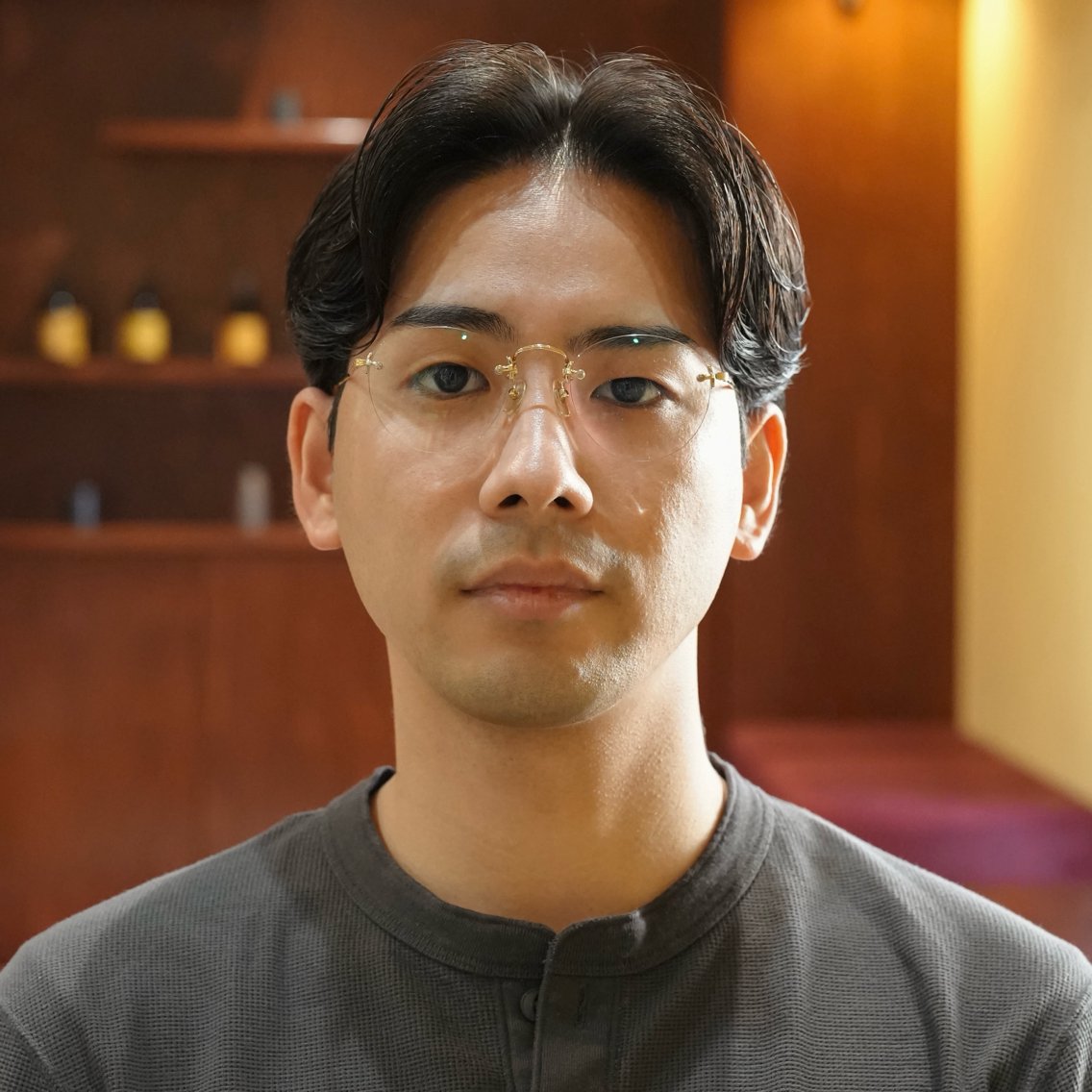 パーマ メンズ センターパート フェザーパーマ メンズパーマ メンズショート 刈り上げ カット パーマ メンズカット|パーマ 💇🏻武藤龍之介のヘアスタイル