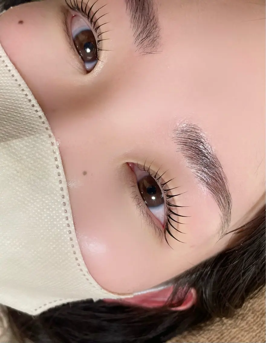 マツエク・マツパ 一重×まつ毛パーマ マツパ vif chisatoのマツエク・マツパデザイン