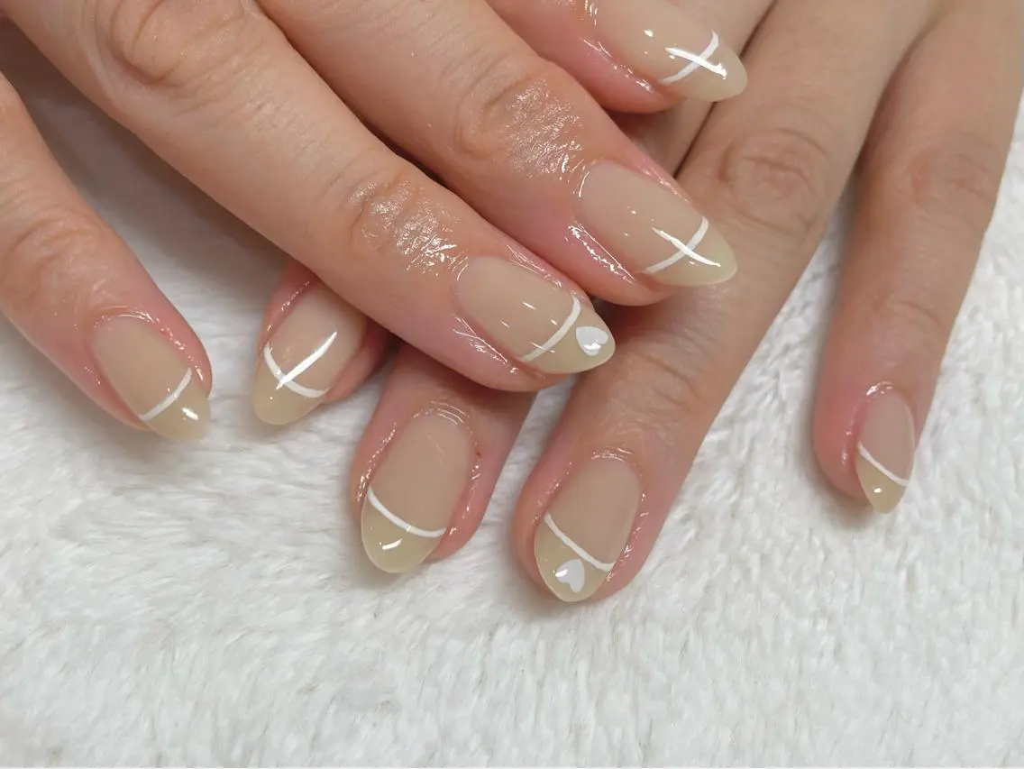 ネイル フレンチネイル riri-nail Rie Endoのネイルデザイン