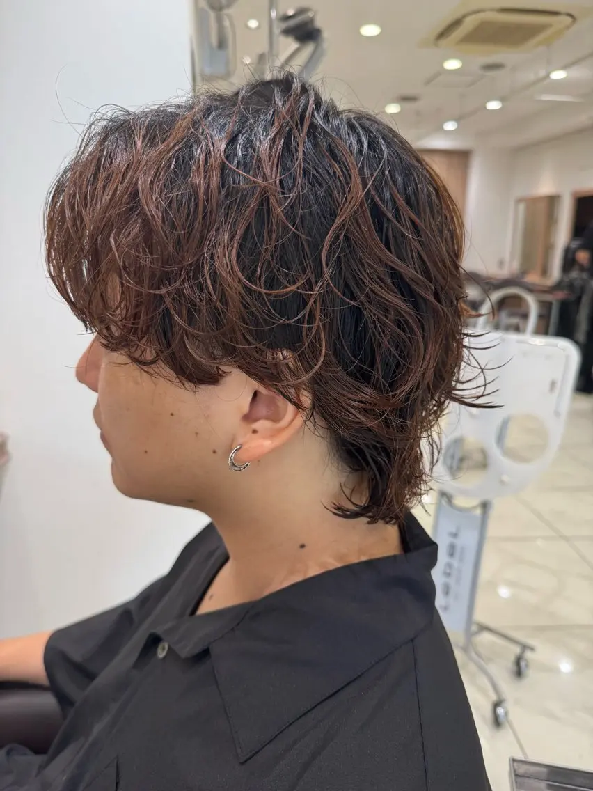 ショート パーマ メンズ メンズパーマ カット パーマ メンズパーマ特化/ メッシュ/薫/店長のヘアスタイル