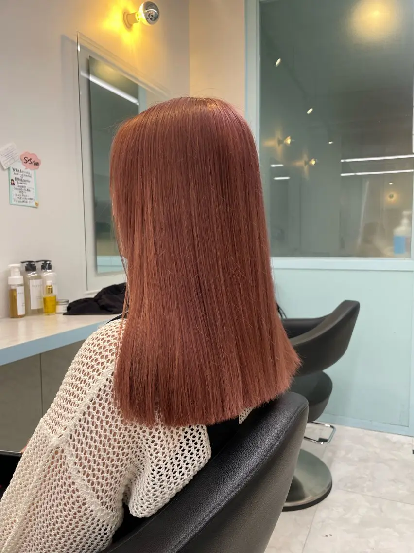 ロング カラー 【美髪矯正/絹髪】 🎀hinano🎀のヘアスタイル