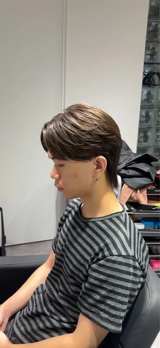 パーマ メンズ カット 縮毛矯正 メンズ特化 RENのヘアスタイル