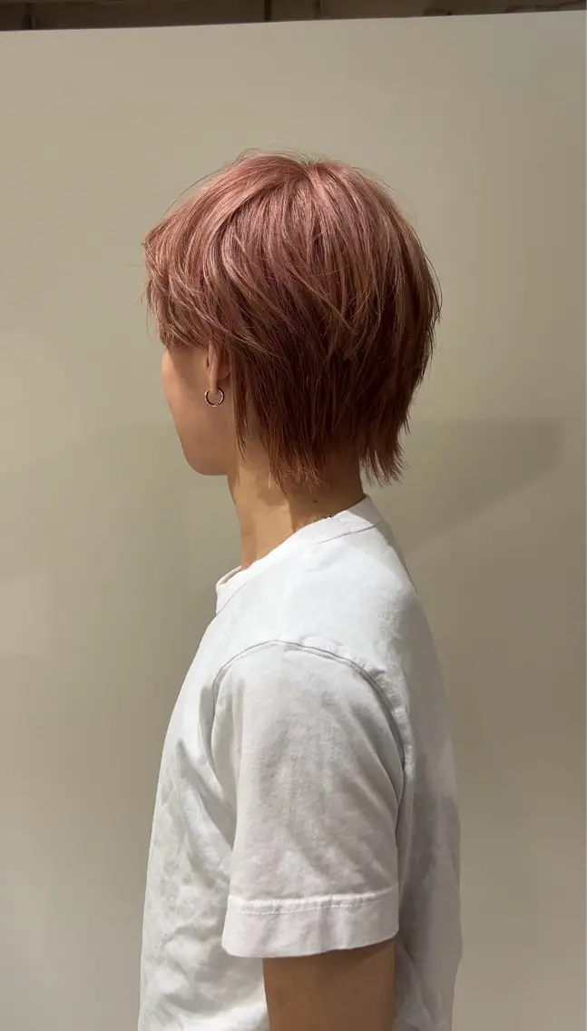 ショート カラー メンズ カット ボブ/レイヤー ケンショウのヘアスタイル