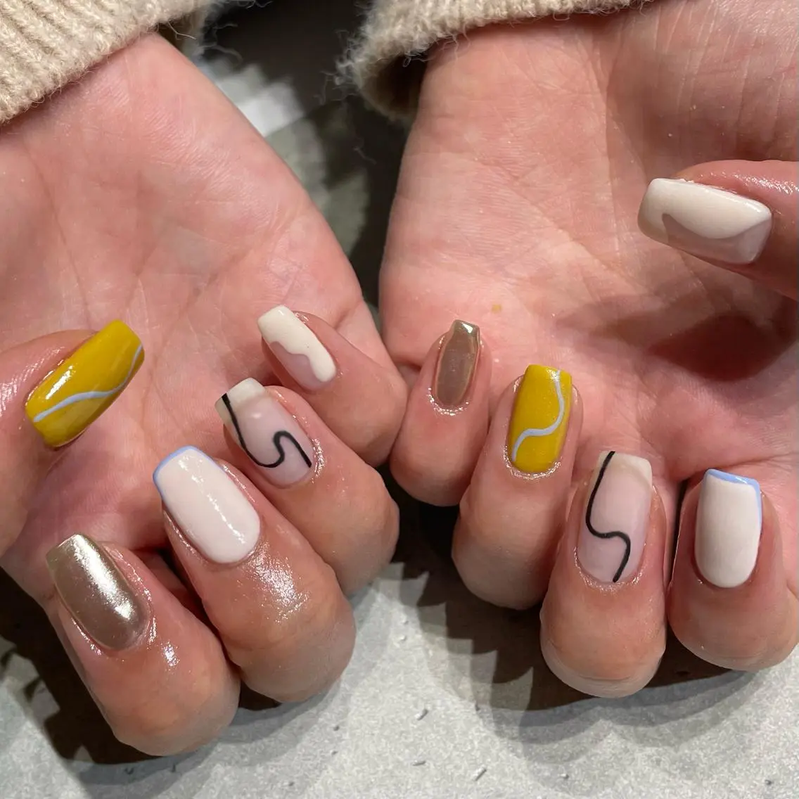 ネイル ハンドネイル ハンドケア lylynail YUUKAのネイルデザイン