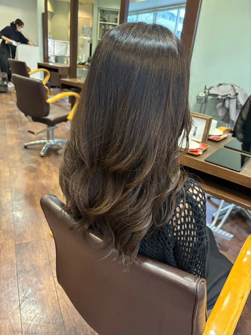 ロング パーマ カット パーマ yamaguchi kのヘアスタイル