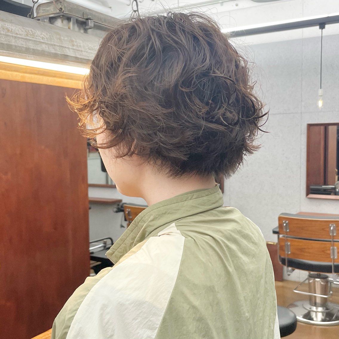 ショート パーマ メンズ カット パーマ トリートメント ✂︎ウルフ・ショート ✂︎MIKUNIのヘアスタイル