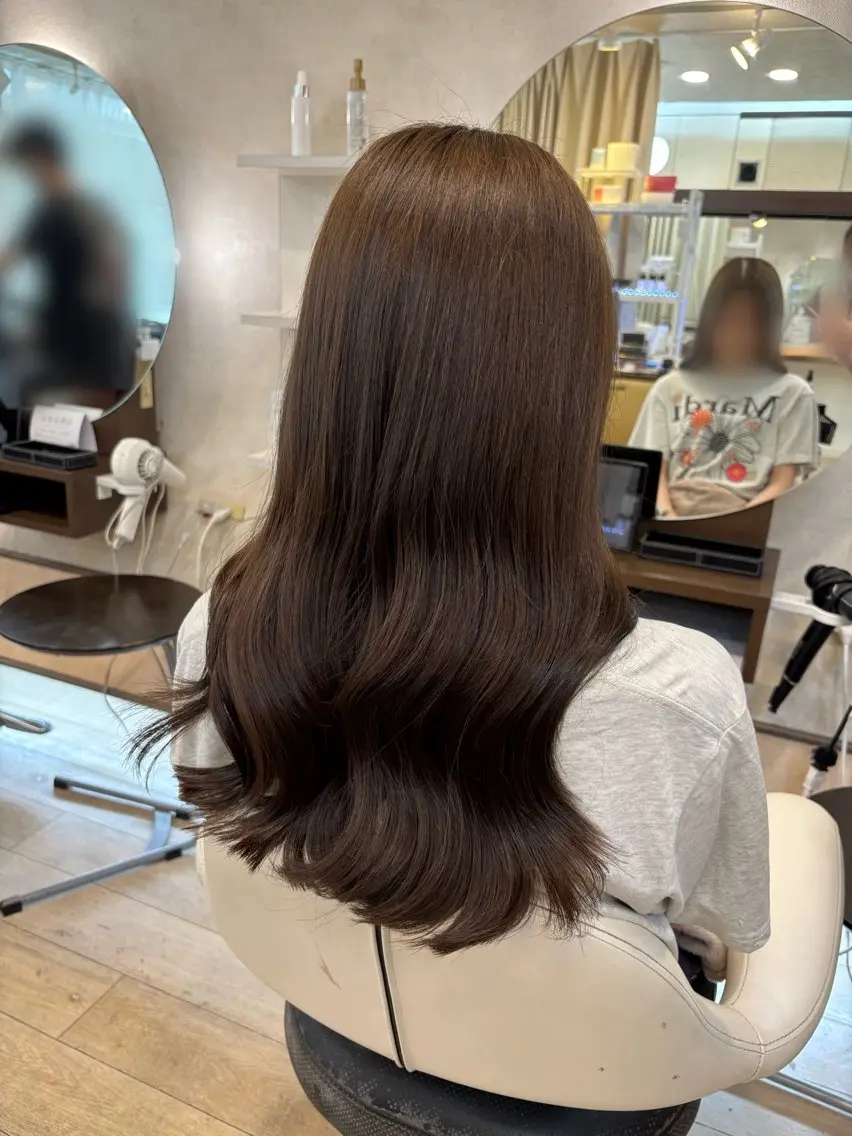 ロング カラー ヘアカラー トリートメント 🎀南田 晴香🎀のヘアスタイル