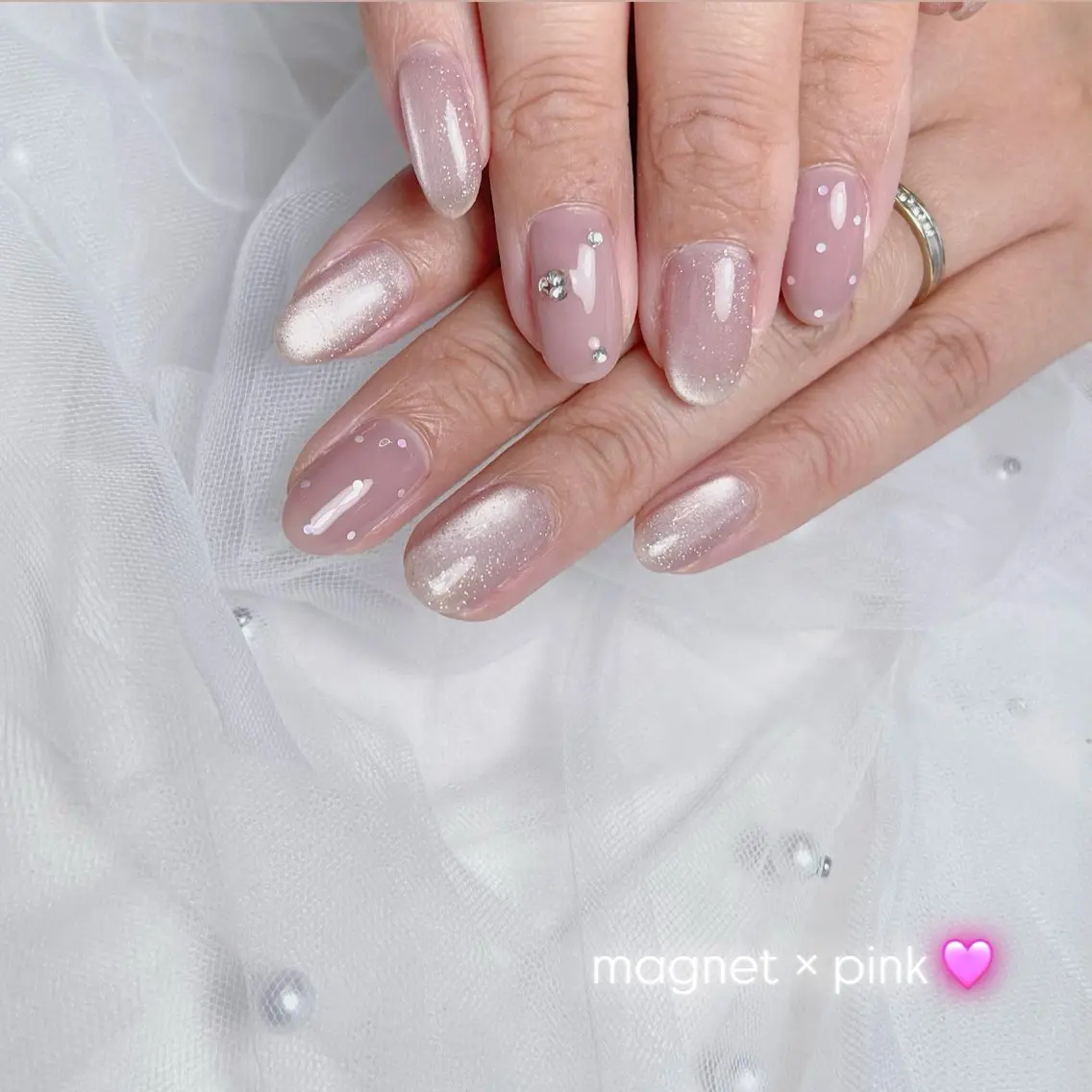ネイル アートネイル 長さ出し 韓国ネイル 持ち込み シンプルネイル ハンドネイル RE SALONのネイルデザイン