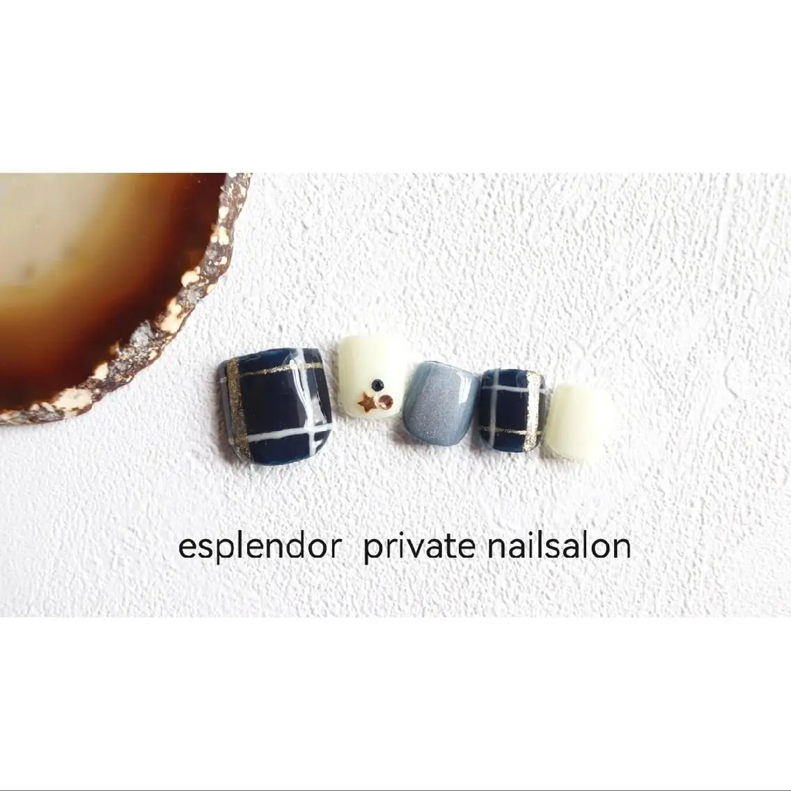 ネイル フットネイル 冬ネイル esplendor  小野寺のネイルデザイン