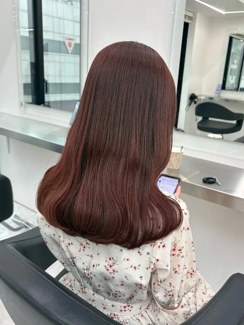 ロング カラー ヘアアレンジ ヘアカラー ヘッドスパ ヘアセット 🫧🎀うる艶暖色 🏹Nanako🎀のヘアスタイル