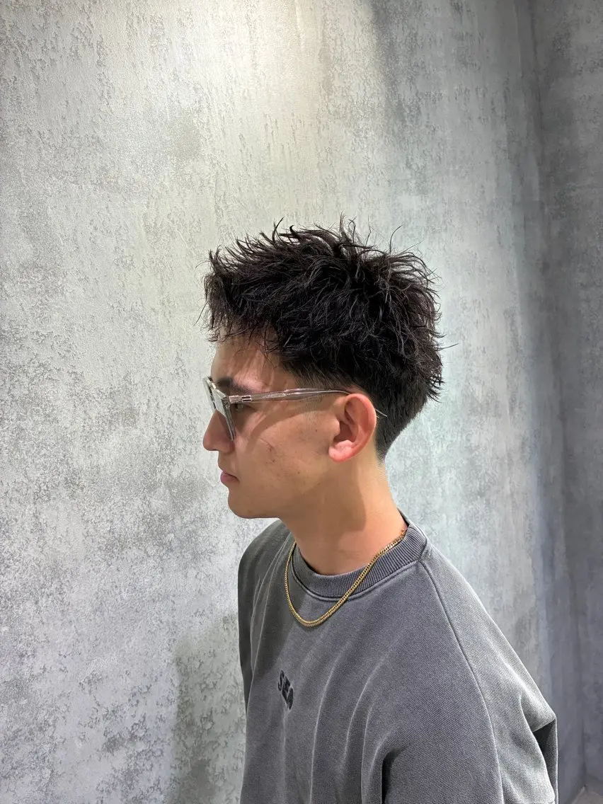 ショート パーマ メンズ ショートスタイル特化 ayumuのヘアスタイル