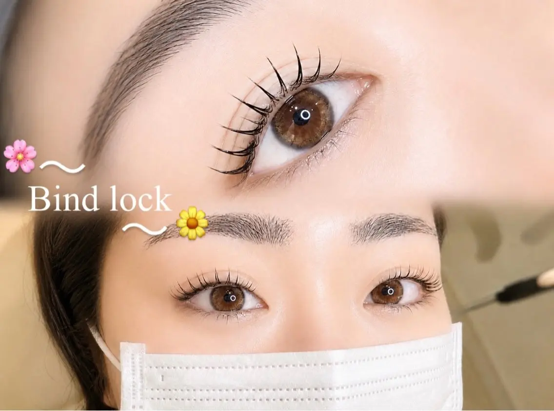 マツエク・マツパ バインドロック 束感まつ毛 フラットラッシュ アイリスト兼美容師 harukaのマツエク・マツパデザイン