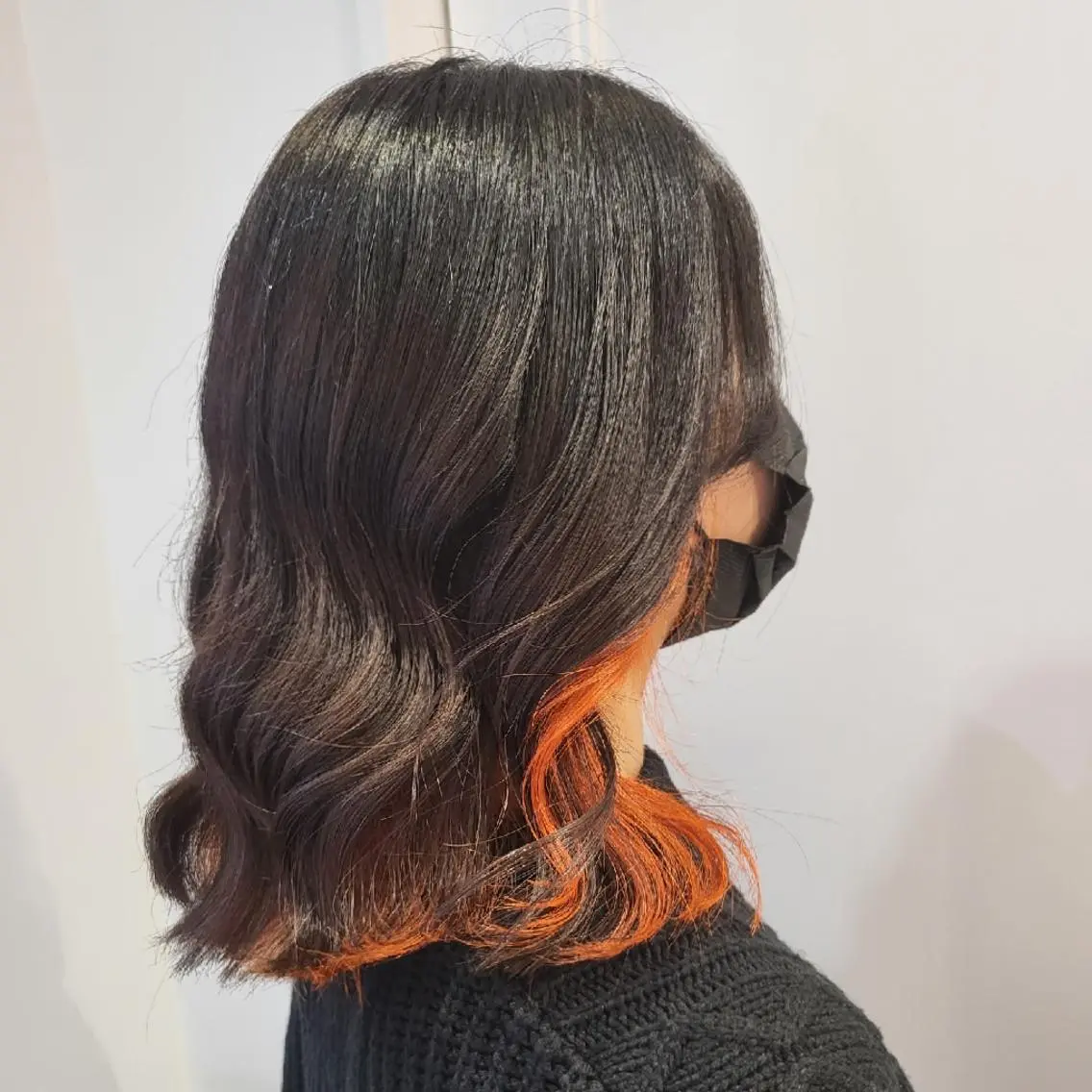 ミディアム カラー 亀田 幸美のヘアスタイル