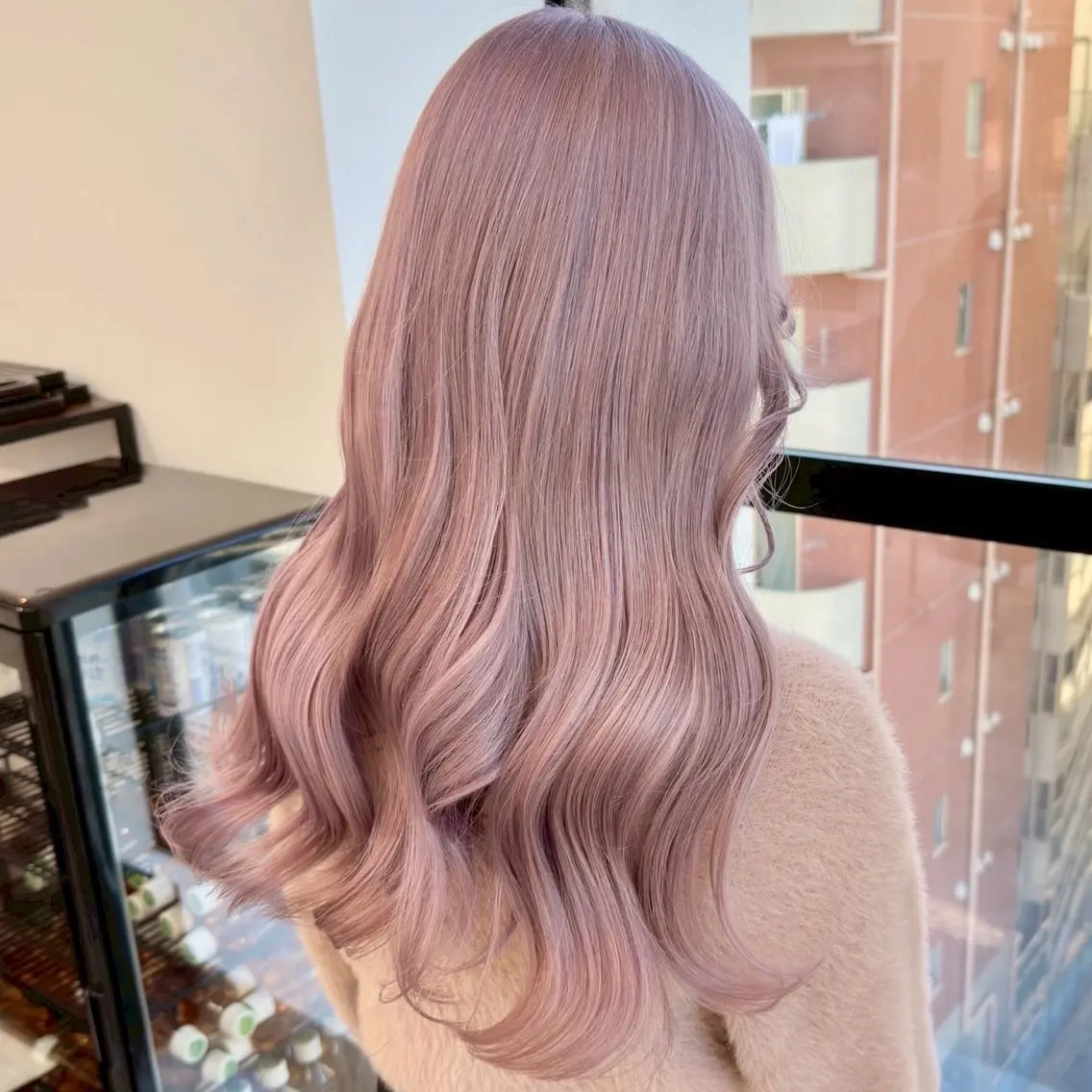 ロング カラー ヘアアレンジ ブリーチ ヘアカラー トリートメント ✨ブリーチカラー× 艶髪SUZU🛼🫧のヘアスタイル