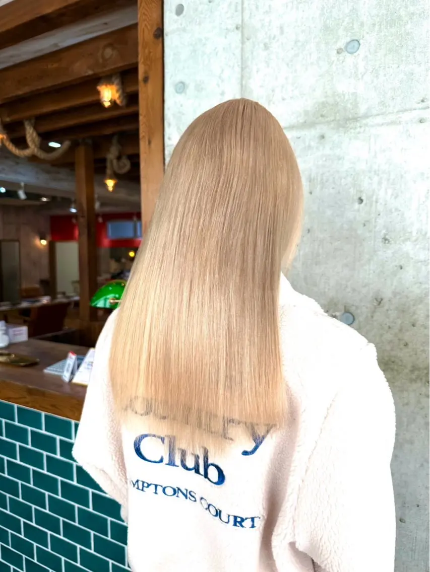 【3回目までの方限定‼️】ケアブリーチダブルカラー✨+TOKIO 1step トリートメント🌈の写真