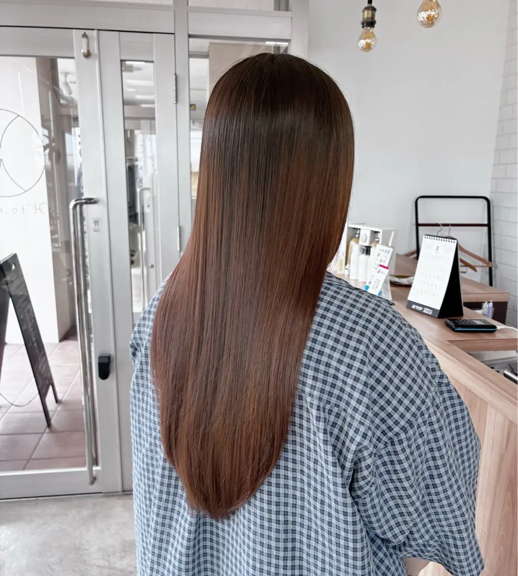 セミロング トリートメント 髪質改善が得意✨ 榎本亜衣のヘアスタイル