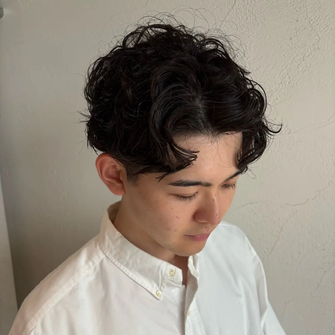 パーマ メンズ パーマ シマダ ユウナのヘアスタイル