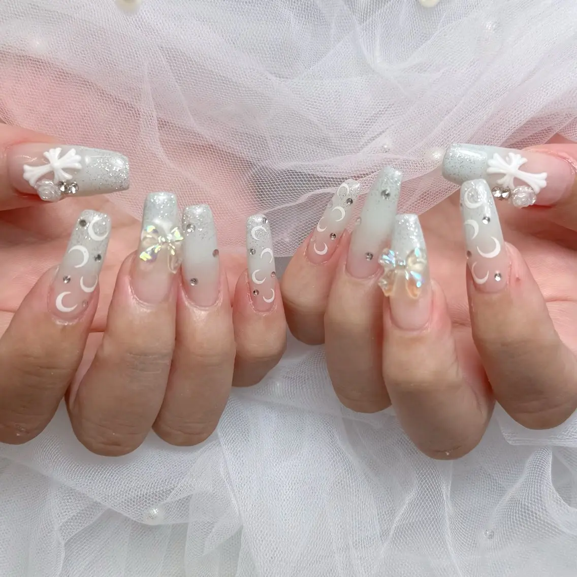 ネイル ハンドネイル mau🩵 堺筋本町nailのネイルデザイン