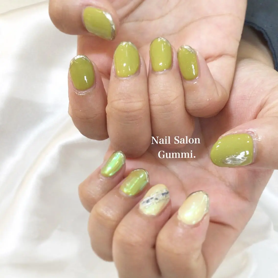 ネイル キラキラネイル 韓国ネイル ラメ(グリッター) ミラーネイル ニュアンスネイル Nail Salon Gummi.のネイルデザイン
