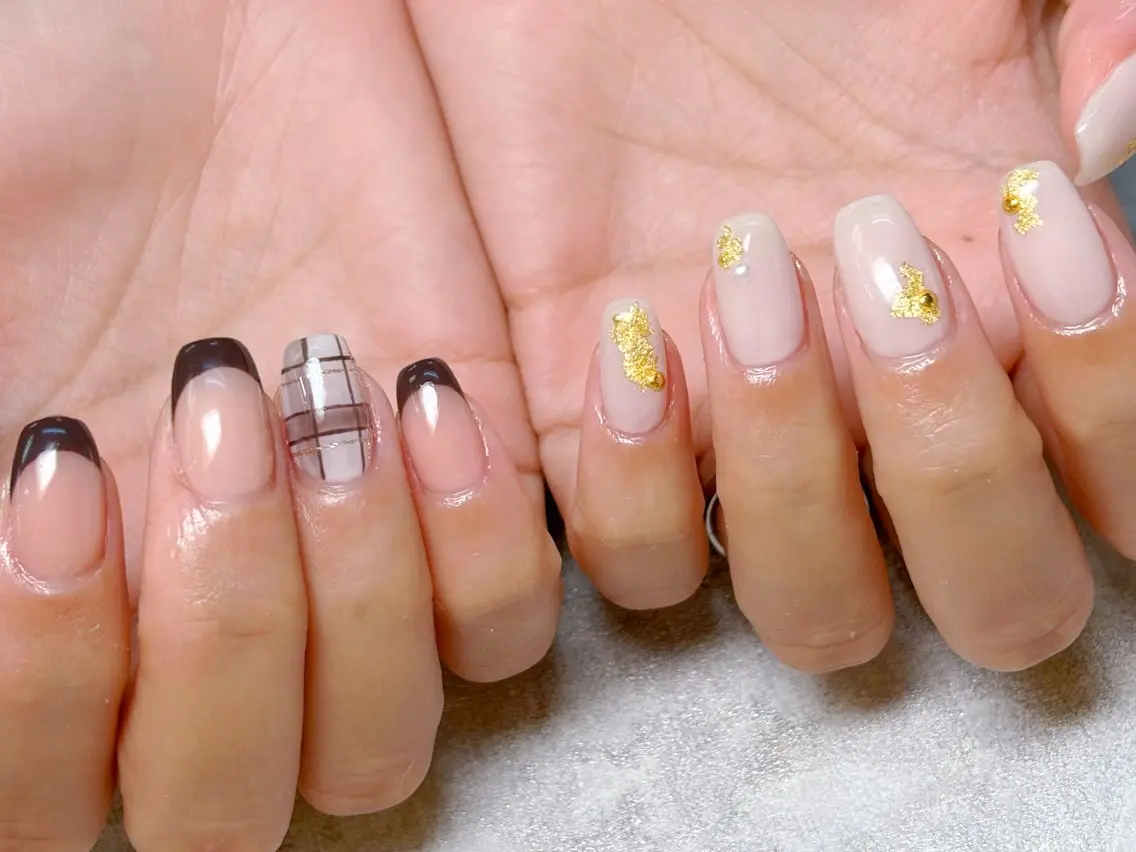 ネイル ハンドネイル Queennail 北堀江Yumiのネイルデザイン