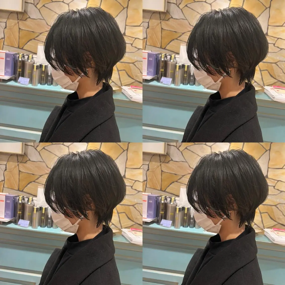 ショート カラー レイヤー×艶髪特化 マネージャー安藤光司のヘアスタイル