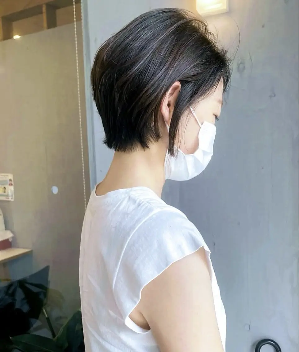 ショート カラー 田部 勇斗のヘアスタイル