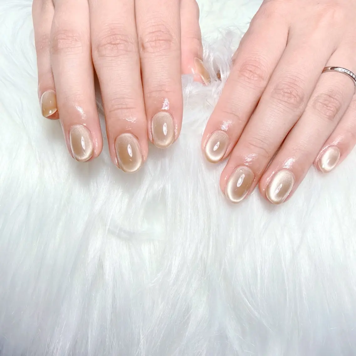 ネイル ジェルネイル ロングネイル ニュアンスネイル ワンカラーネイル シンプルネイル Kora Nailのネイルデザイン