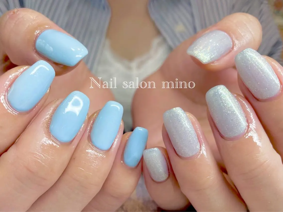 ネイル シンプルネイル ハンドネイル 三野 nail salon minoのネイルデザイン