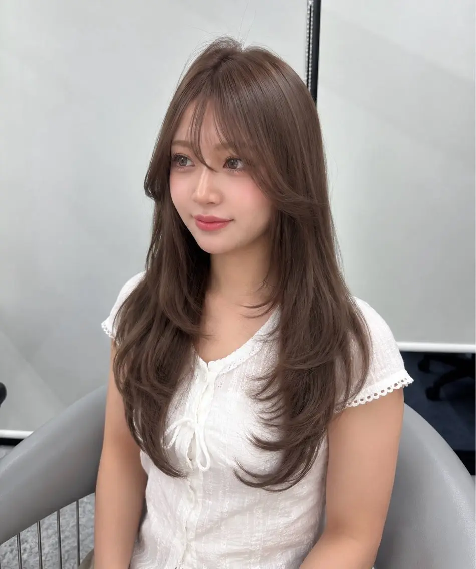 ロング 🤍ワンホンヘア ayaha🤍のヘアスタイル
